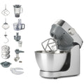 Kenwood KHC29.P0SI Impastatrice Planetaria Prospero+, Ciotola 4,3L, Frullatore in vetro 1,2L, con lame/dischi in acciaio da 1,4L, Spremiagrumi, Tritacarne, Centrifuga, 3 utensili, Silver