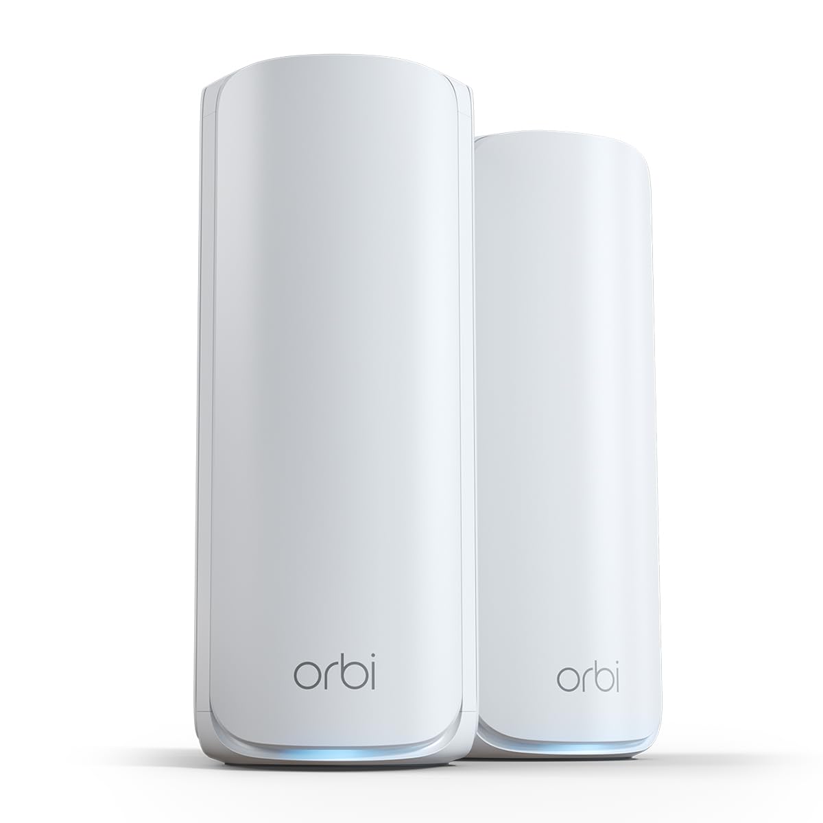 NETGEAR WiF Mesh Orbi serie 770 WiFi 7 (RBE772) router + 1 extender satellitare, funzioni di sicurezza, fino a 11 Gbps, copre fino a 360 m2, 100 dispositivi, porta Internet da 2,5 GB