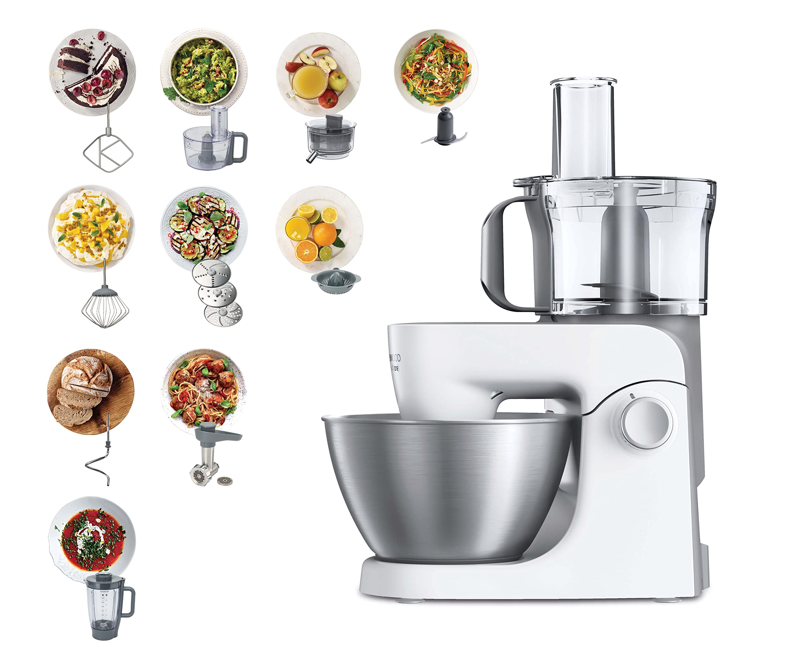 Kenwood Multi-One, 1000 W, bianco (prodotto con spina UK)