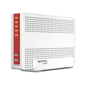 AVM FRITZ! Cavo Box 6690 (modem via cavo DOCSIS 3.1, Wi-Fi 6 4x4 (WLAN AX) con 4.800 Mbps (5 GHz) + 1.200 Mbps (2,4 GHz), 1x porta LAN da 2,5 Gigabit, USB 3.0, DECT), bianco/rosso