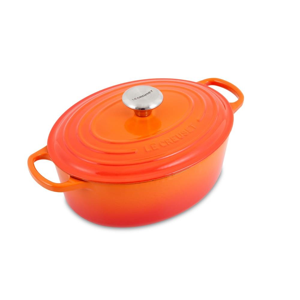 Le Creuset Casseruola Evolution in Ghisa con Coperchio, diameter 27 cm, Arancione, 21178270902430