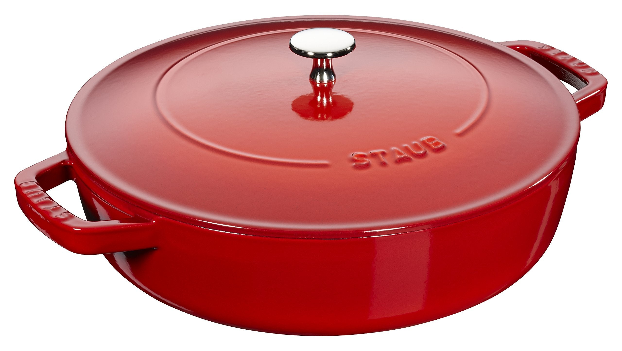 Staub 40511-475-0 Padella in ghisa, Rosso, 24 cm