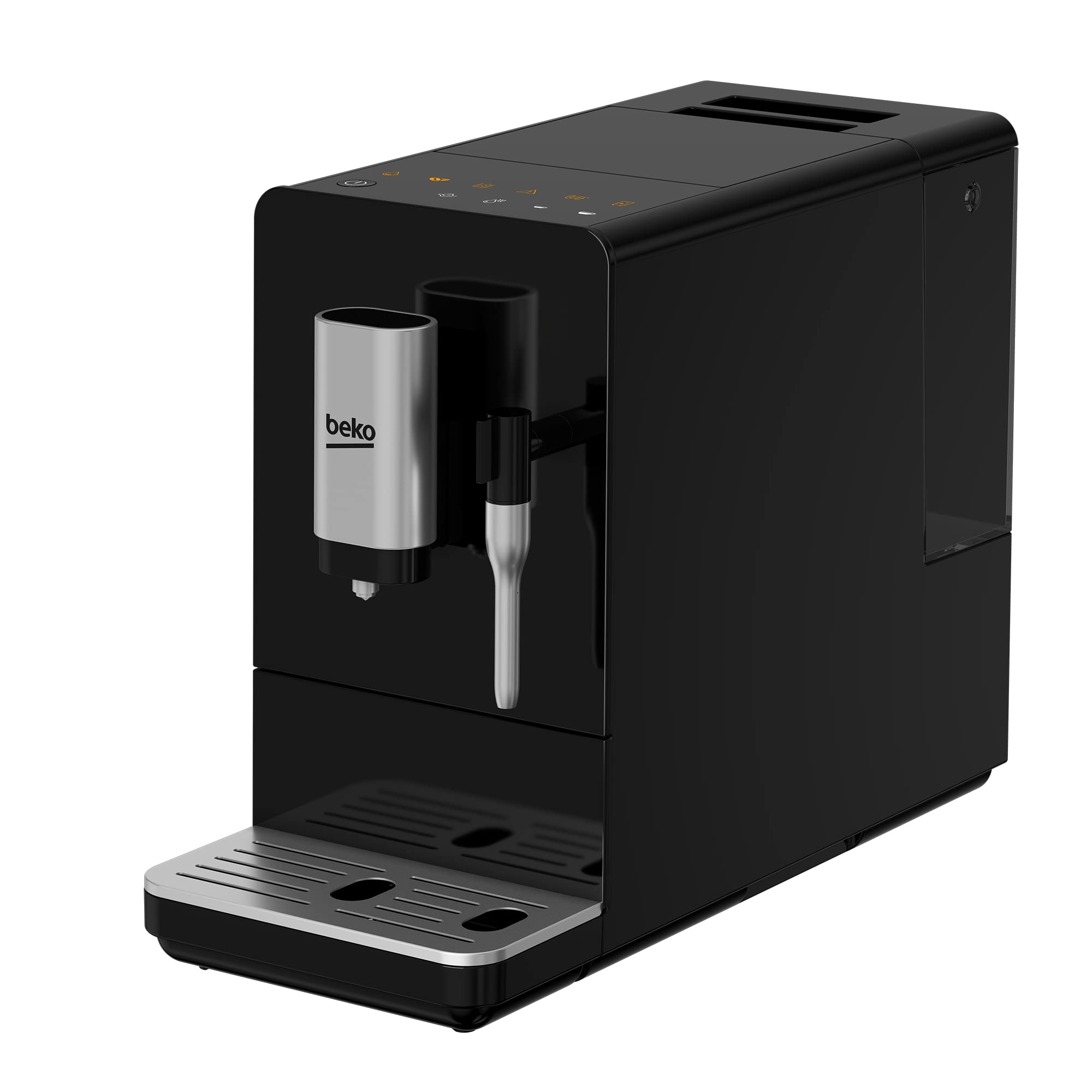 Beko - CEG3192B - Macchina Caffè Espresso Automatica con Cappuccinatore Integrato, Macina Caffè Integrato, Serbatoio 1.5 Litri, Pressione 19 bar - Nera, 18,6 x 41 x h32 cm