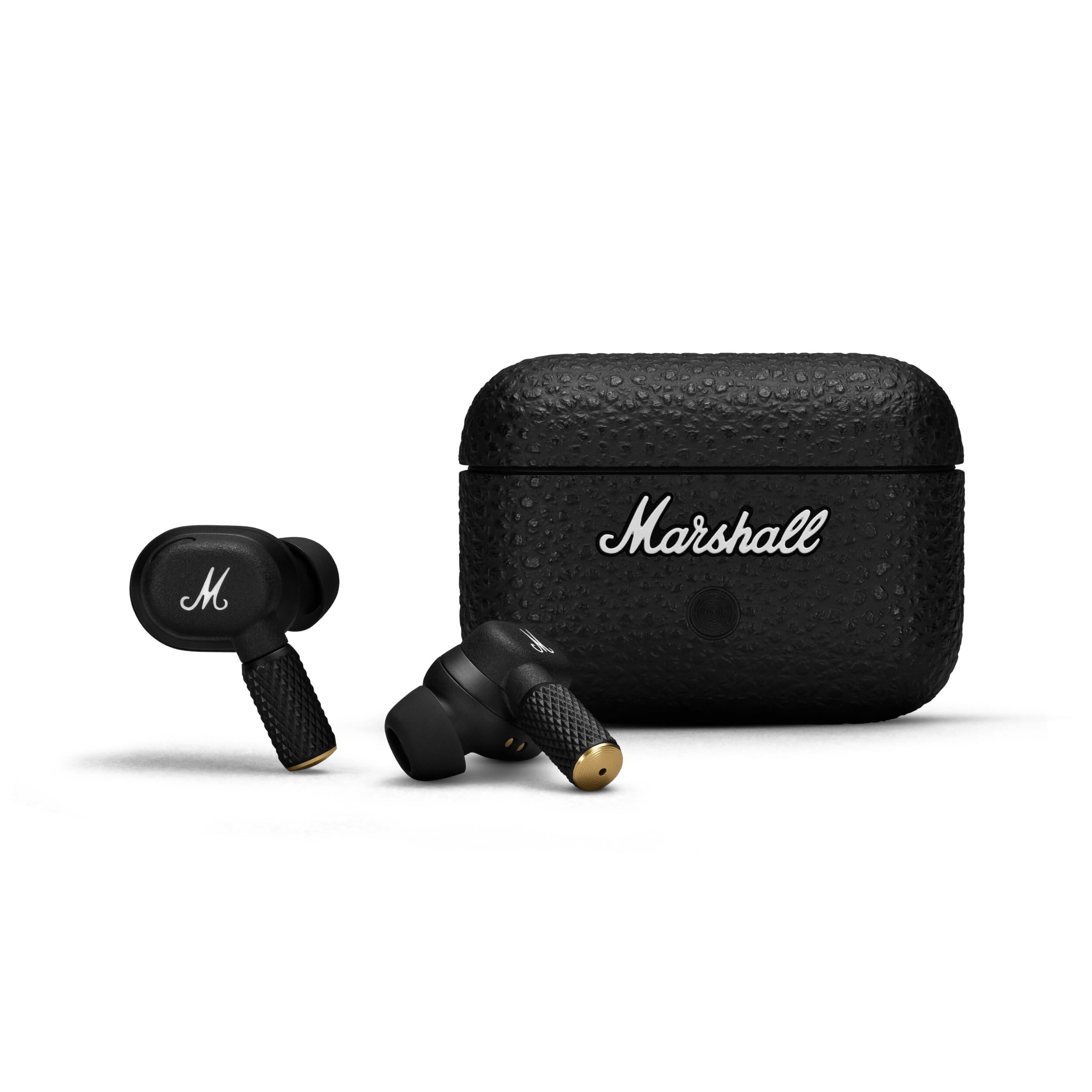 Marshall Motif II ANC, Cuffie Bluetooth con Cancellazione Attiva del Rumore, Auricolari Bluetooth, 30 Ore di Riproduzione, Nero