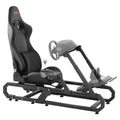 VEVOR Supporto per Volante da Corsa, Supporto per Simulatore di Guida in Acciaio Resistente, Carico max. 150 kg, Supporto per Volante Pedale Regolabili, per G923/G920/G29, Thrustmaster T248P