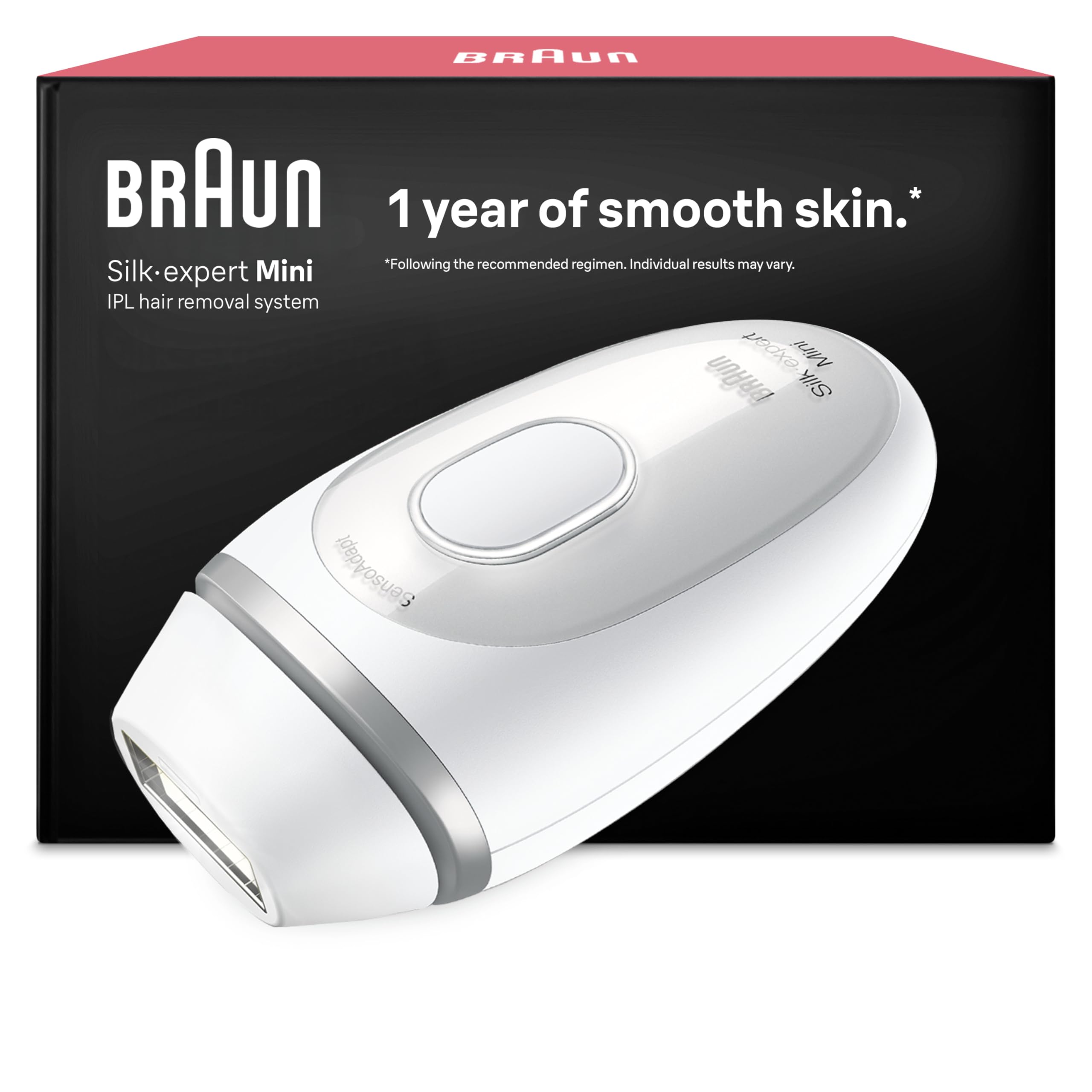 Braun Silk·expert Mini 1 Epilatore Luce Pulsata, Depilatore Corpo Donna, Alternativa All’Epilazione Laser Peli Donna, Epilazione a Casa, Luce Pulsata Braun, Idea Regalo, PL1100